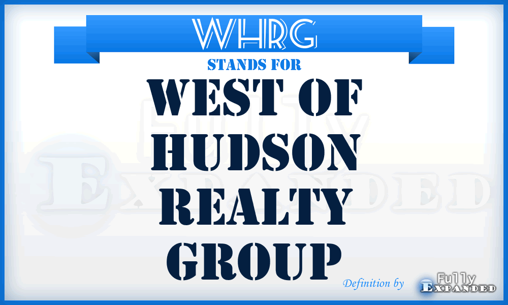 WHRG - West of Hudson Realty Group