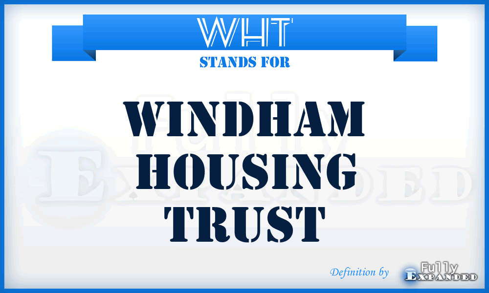 WHT - Windham Housing Trust