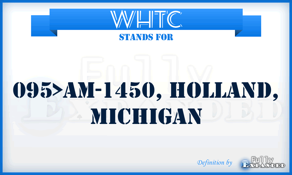 WHTC - 095>AM-1450, Holland, Michigan