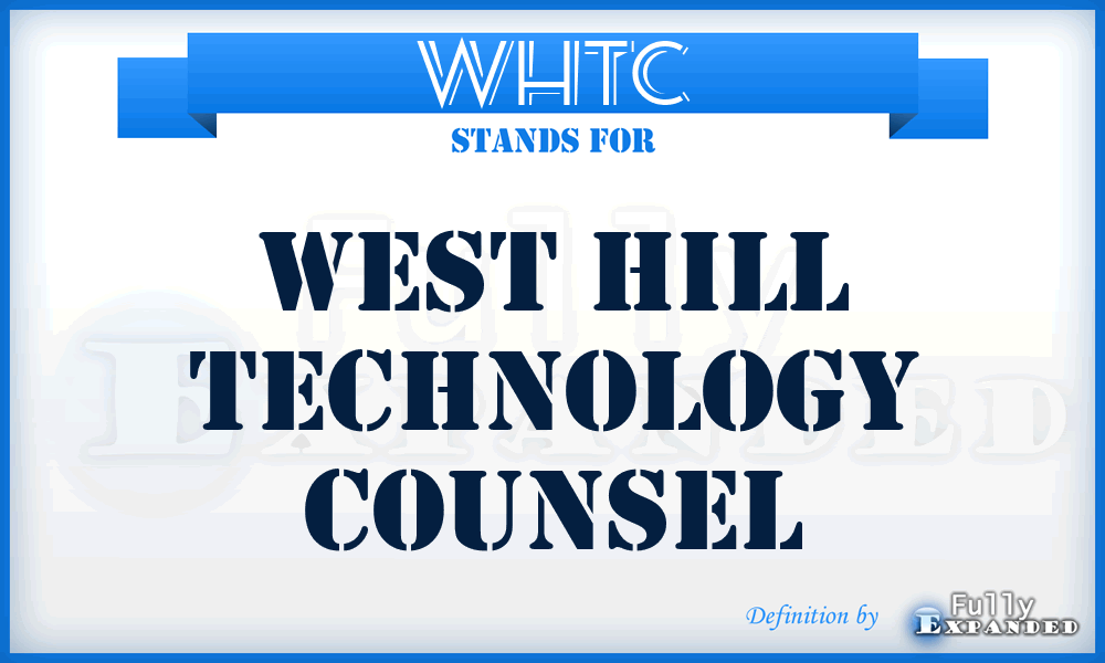WHTC - West Hill Technology Counsel