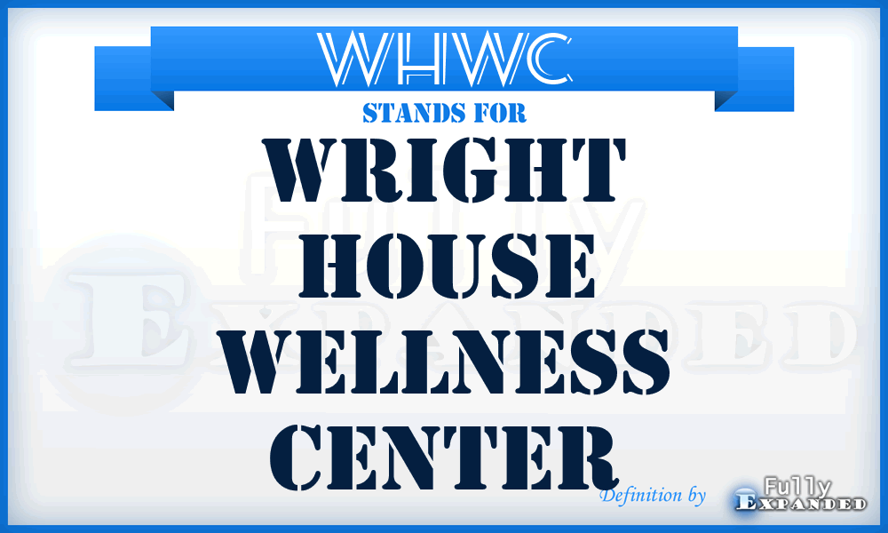 WHWC - Wright House Wellness Center