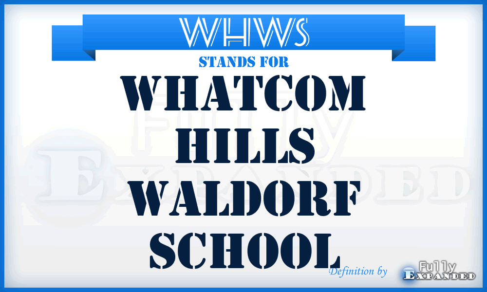 WHWS - Whatcom Hills Waldorf School