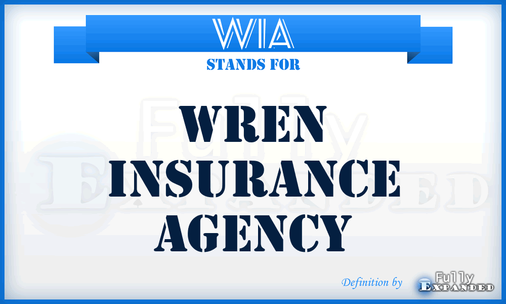 WIA - Wren Insurance Agency