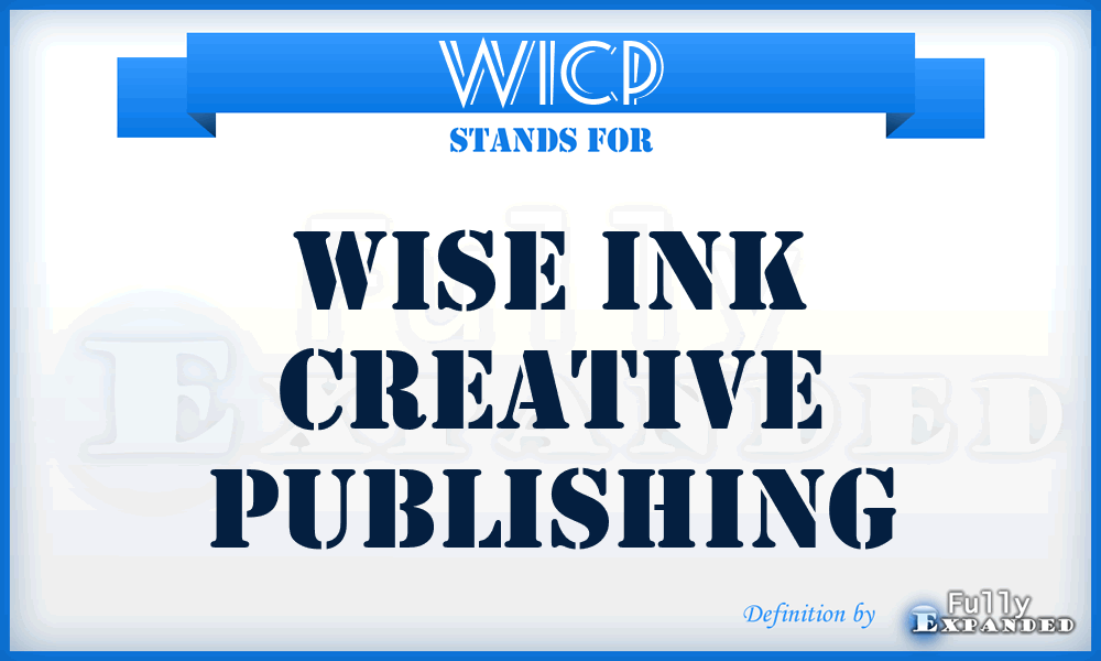 WICP - Wise Ink Creative Publishing