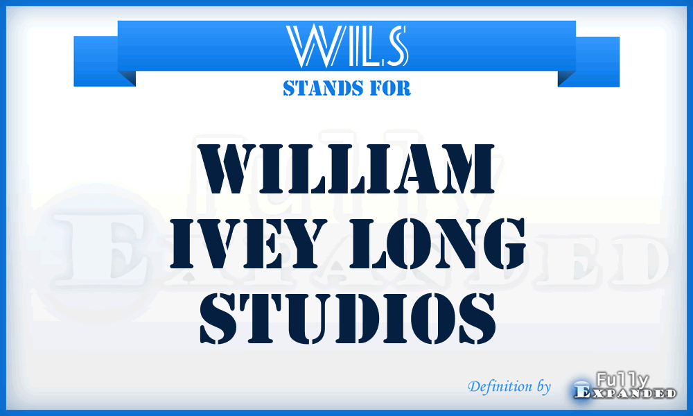 WILS - William Ivey Long Studios