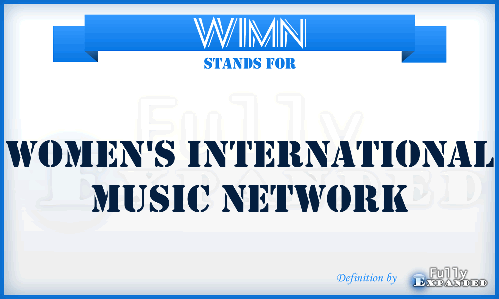 WIMN - Women's International Music Network