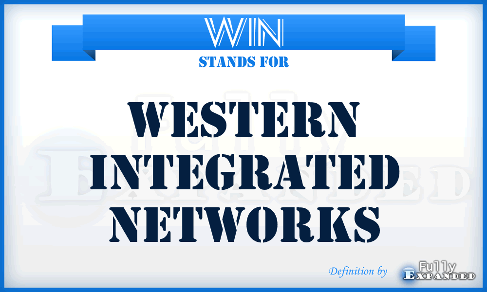 WIN - Western Integrated Networks