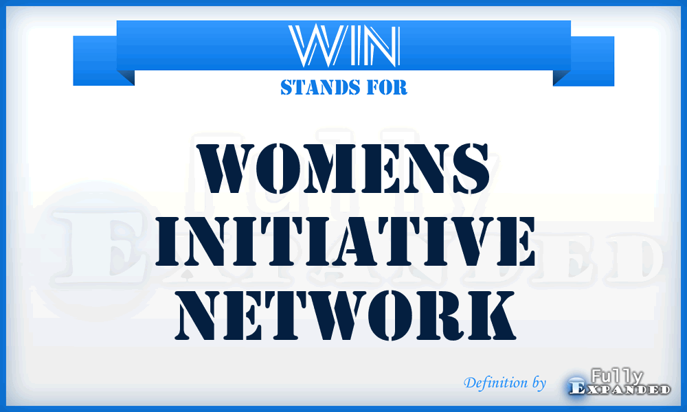 WIN - Womens Initiative Network