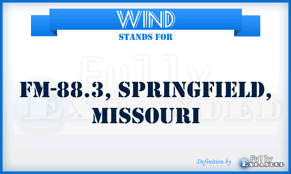 WIND - FM-88.3, Springfield, Missouri