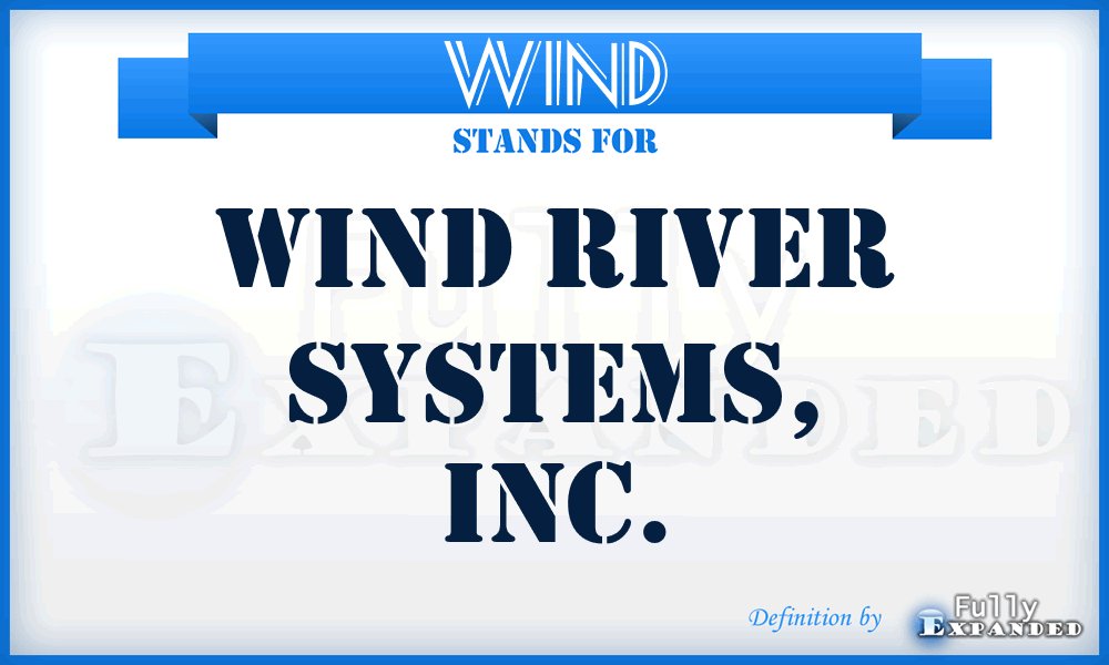 WIND - Wind River Systems, Inc.