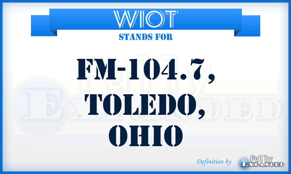 WIOT - FM-104.7, Toledo, Ohio