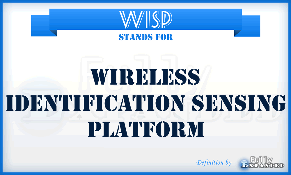 WISP - Wireless Identification Sensing Platform