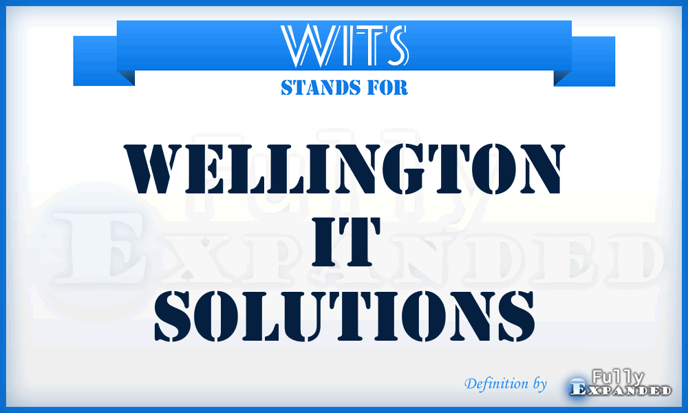 WITS - Wellington IT Solutions