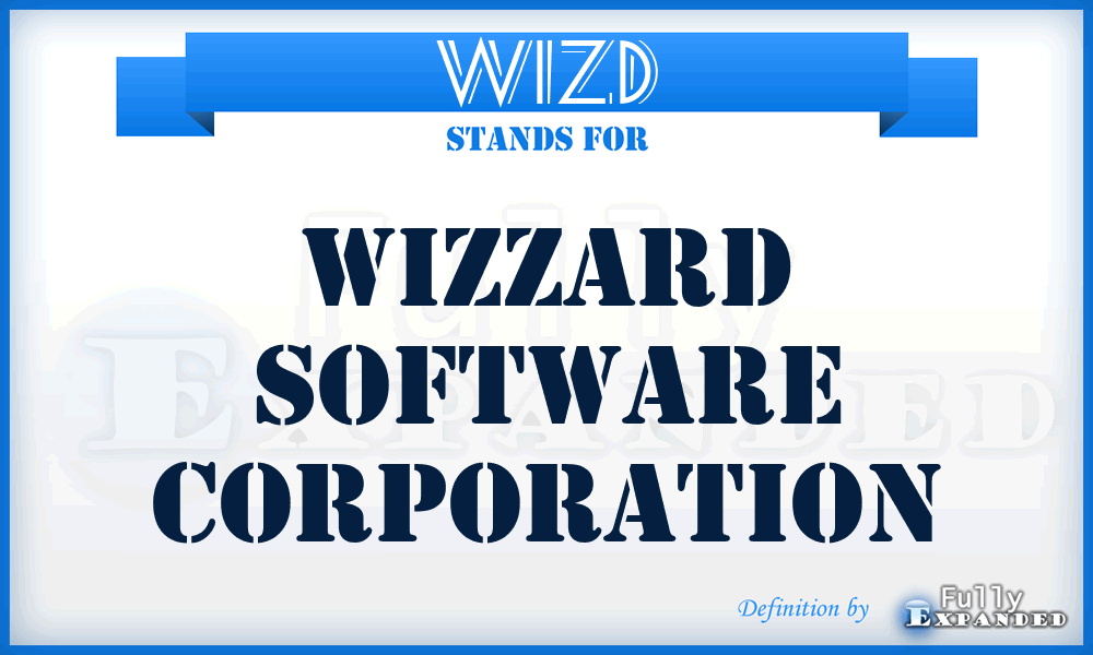 WIZD - Wizzard Software Corporation