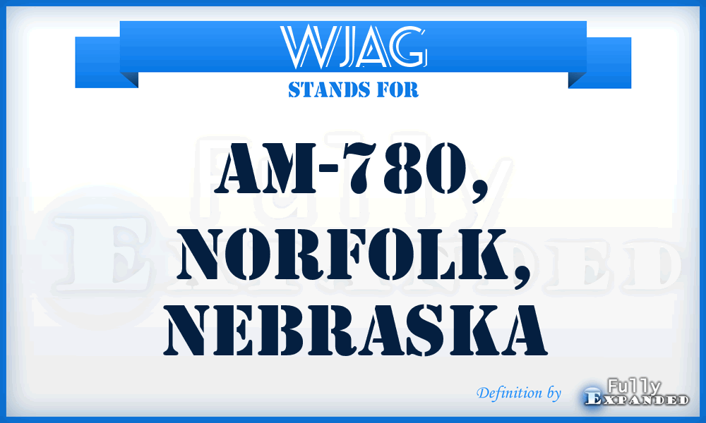 WJAG - AM-780, Norfolk, Nebraska
