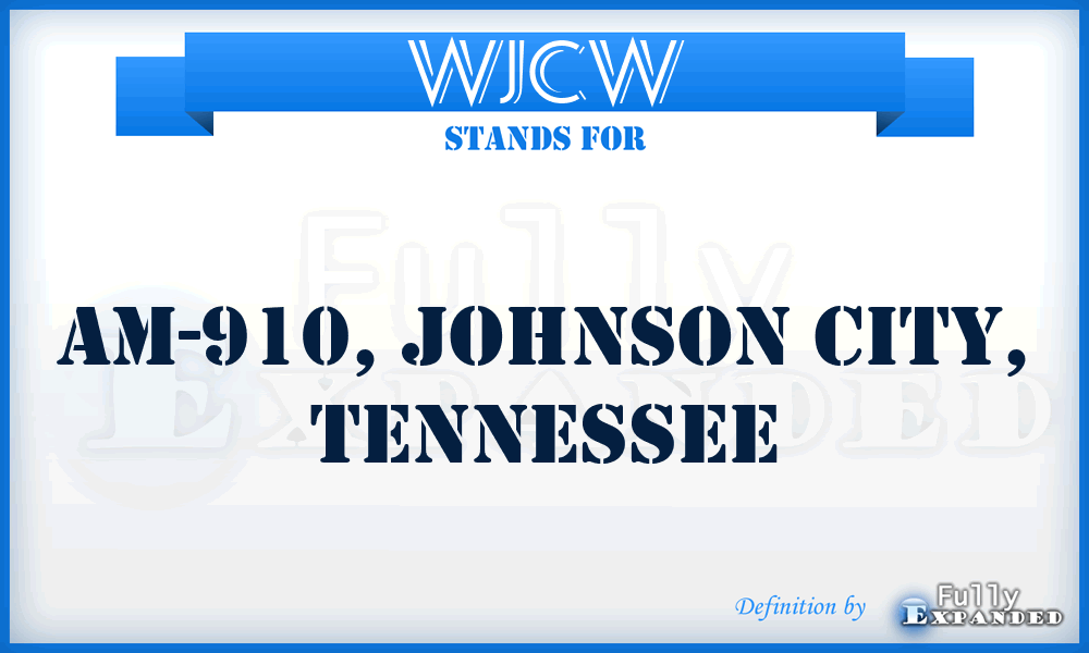 WJCW - AM-910, Johnson City, Tennessee