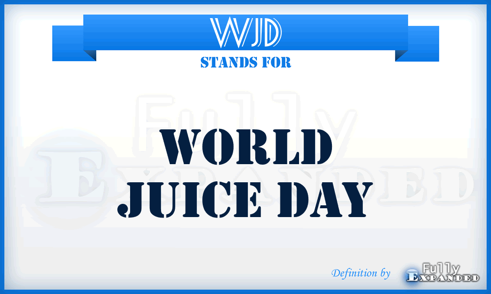 WJD - World Juice Day