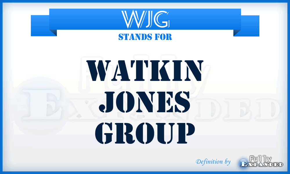 WJG - Watkin Jones Group