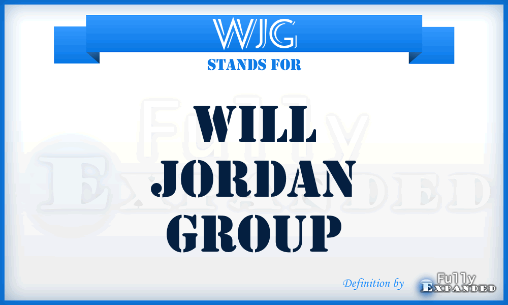 WJG - Will Jordan Group