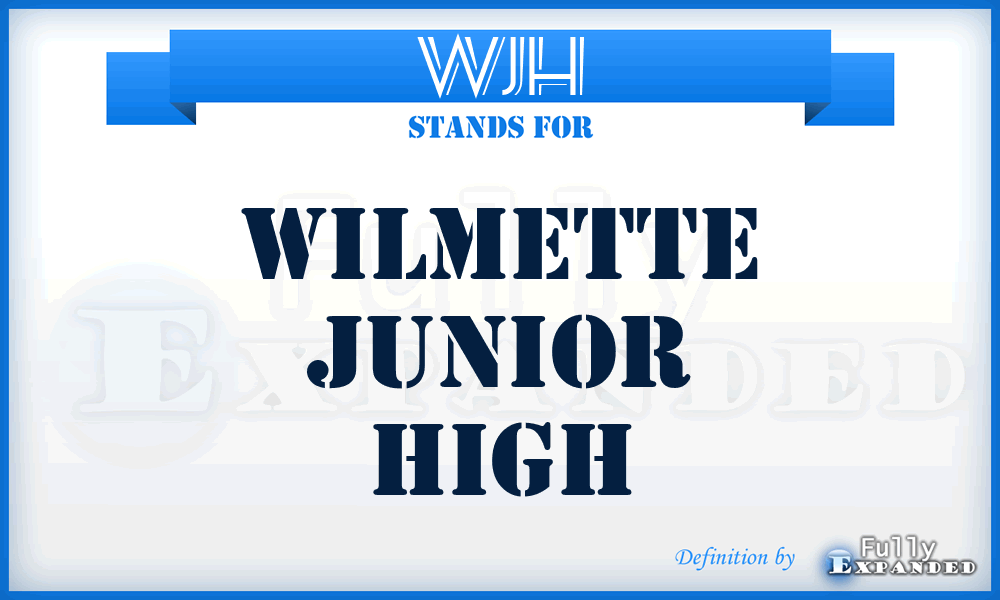 WJH - Wilmette Junior High