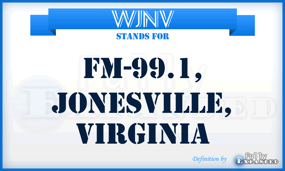 WJNV - FM-99.1, Jonesville, Virginia