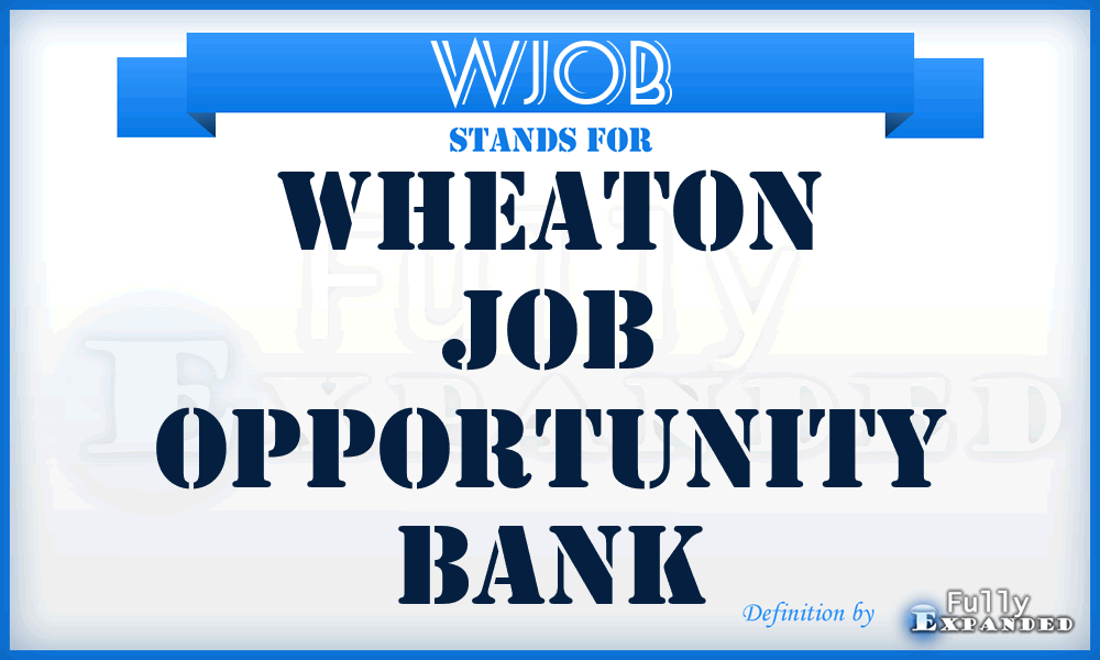 WJOB - Wheaton Job Opportunity Bank