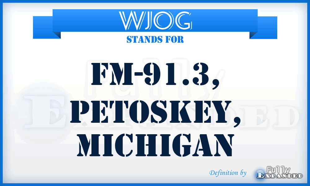 WJOG - FM-91.3, Petoskey, Michigan
