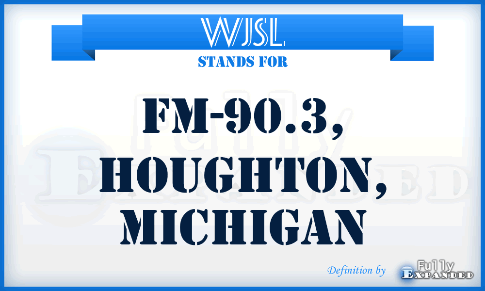 WJSL - FM-90.3, Houghton, Michigan