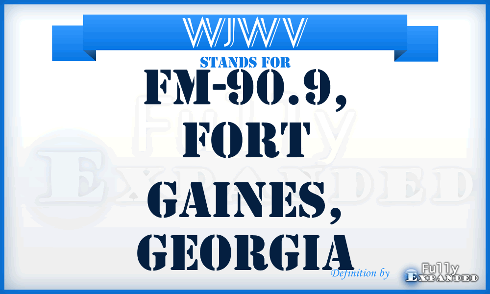 WJWV - FM-90.9, Fort Gaines, Georgia