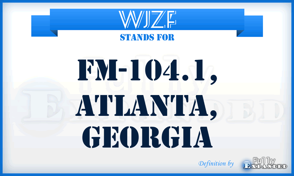 WJZF - FM-104.1, Atlanta, Georgia