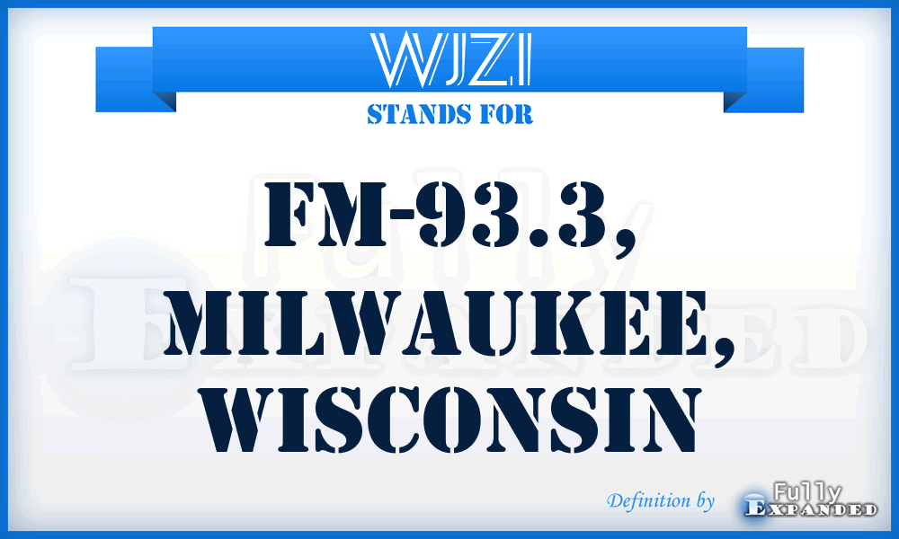 WJZI - FM-93.3, Milwaukee, Wisconsin