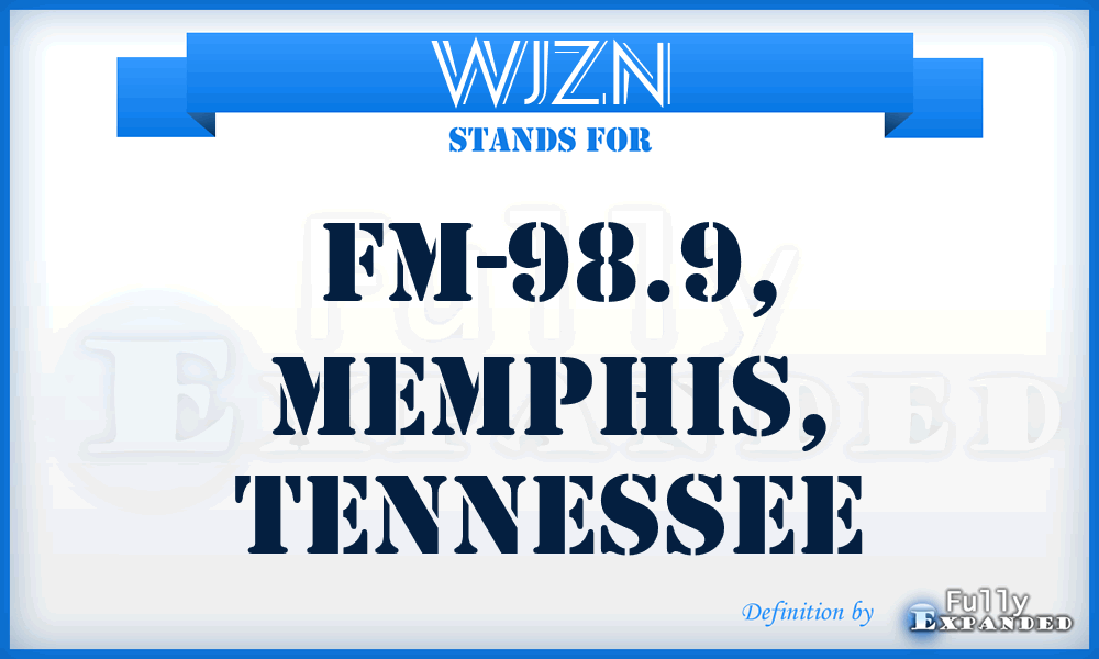 WJZN - FM-98.9, Memphis, Tennessee