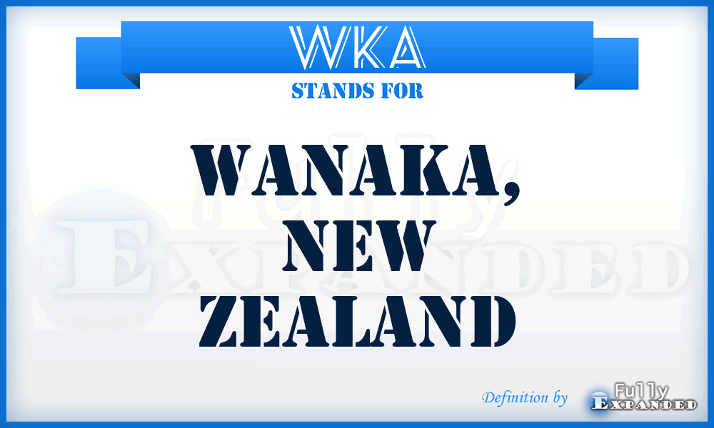 WKA - Wanaka, New Zealand