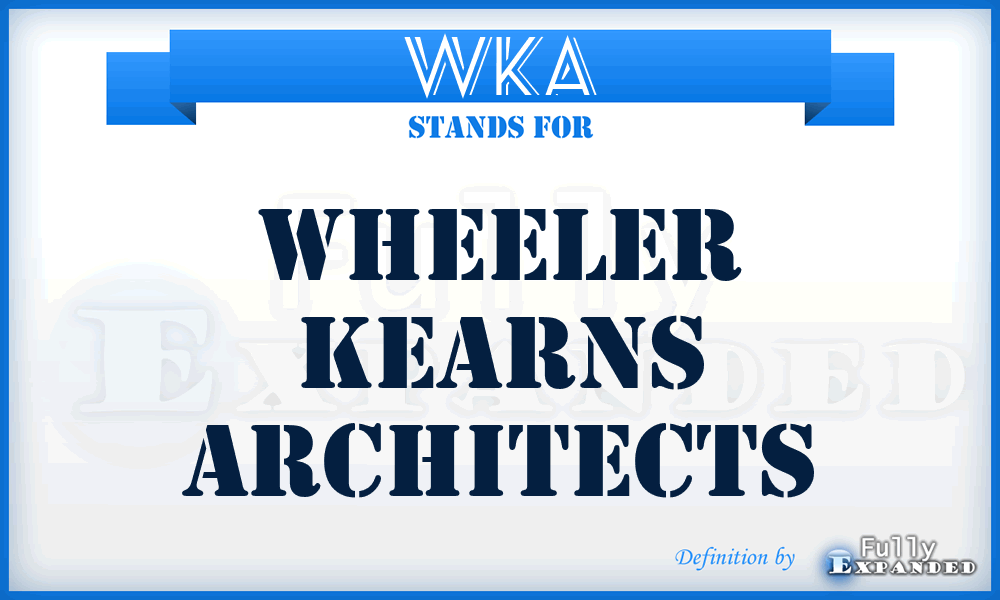 WKA - Wheeler Kearns Architects