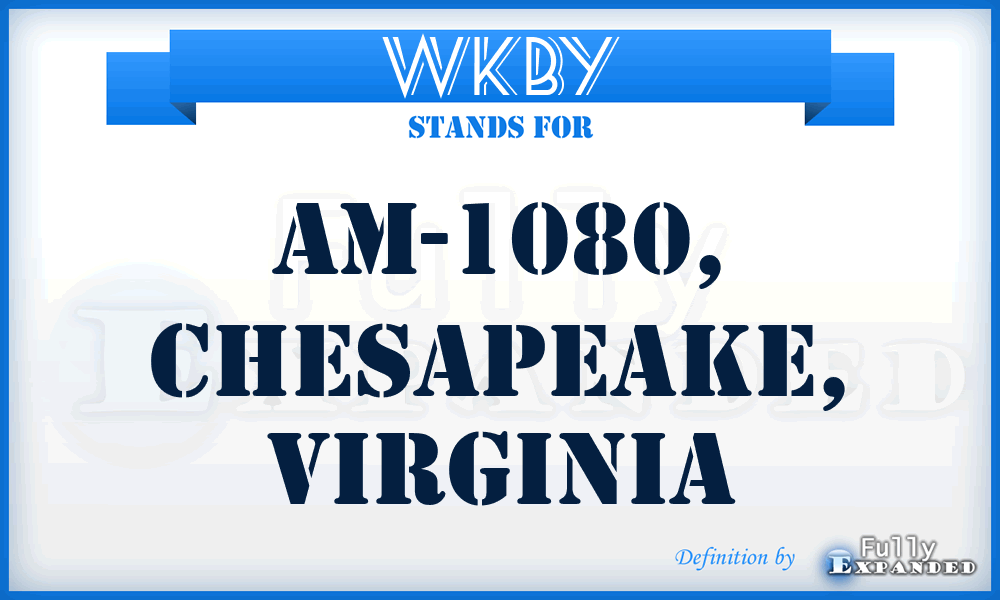 WKBY - AM-1080, Chesapeake, Virginia