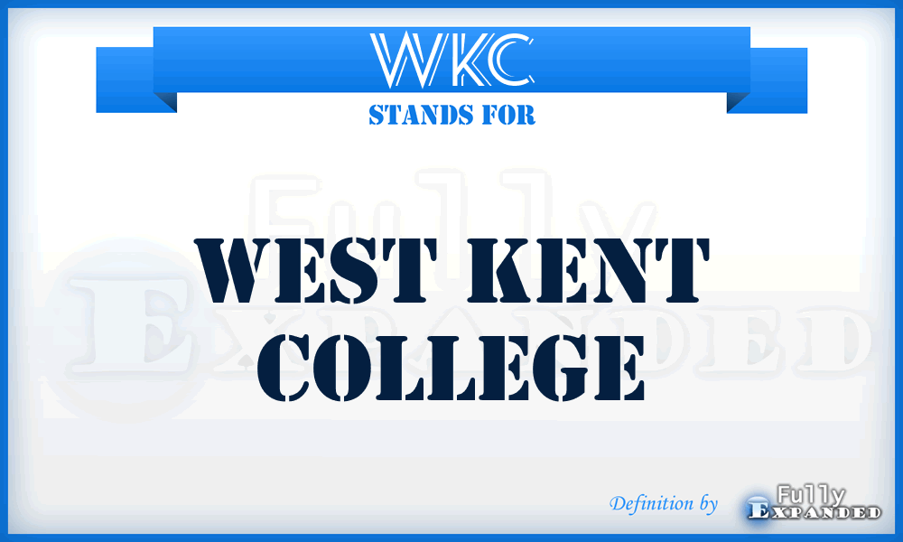 WKC - West Kent College