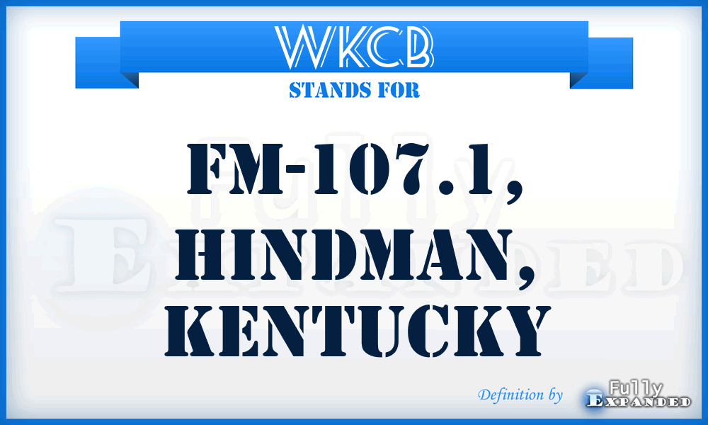 WKCB - FM-107.1, Hindman, Kentucky