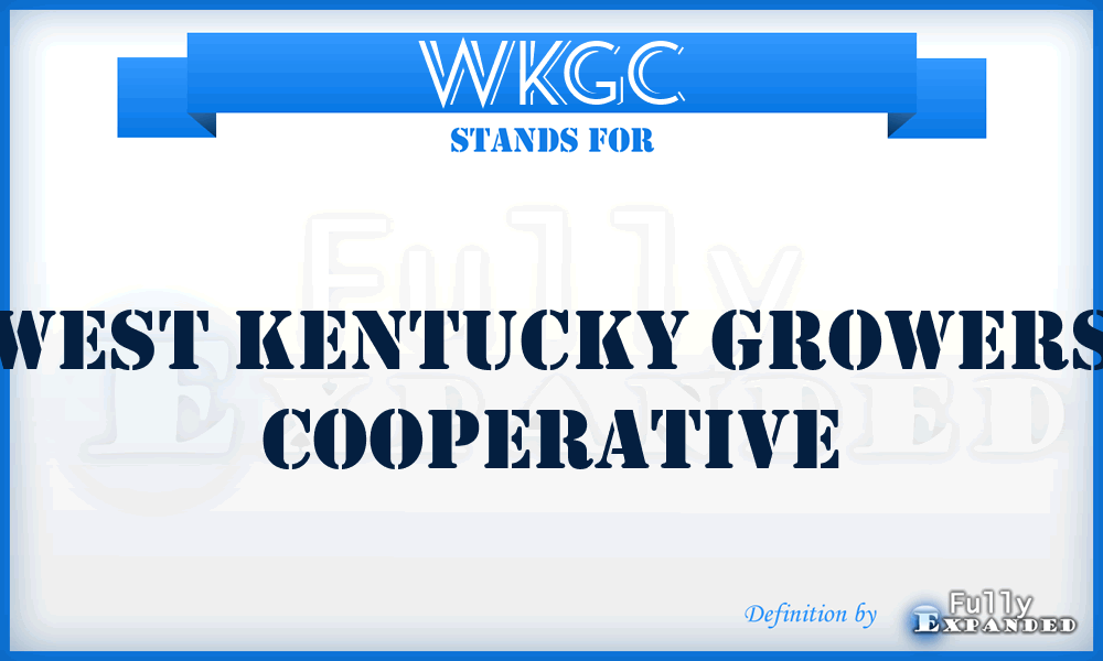WKGC - West Kentucky Growers Cooperative