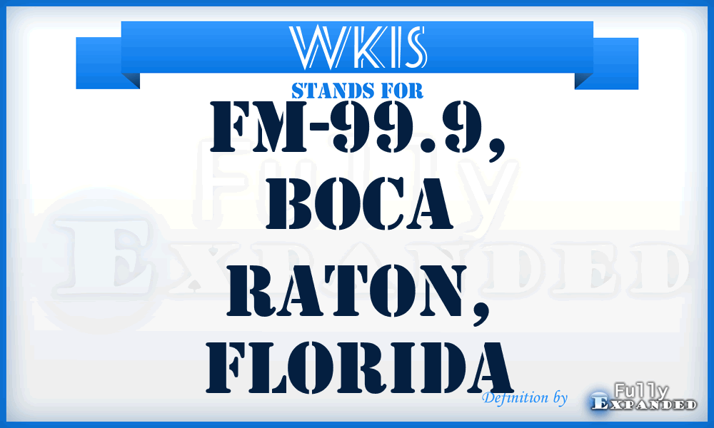 WKIS - FM-99.9, Boca Raton, Florida