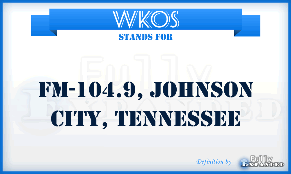 WKOS - FM-104.9, Johnson City, Tennessee