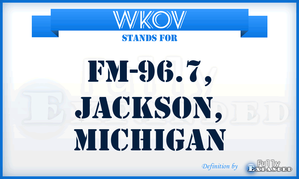 WKOV - FM-96.7, Jackson, Michigan