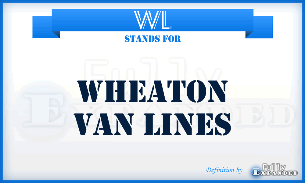 WL - Wheaton van Lines