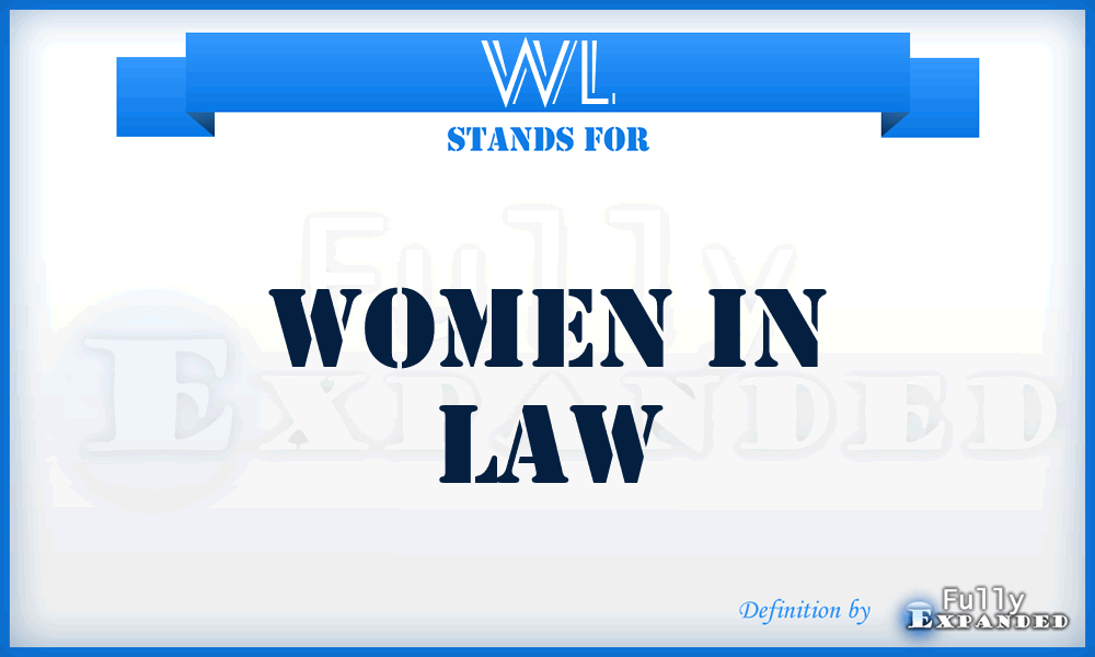 WL - Women in Law