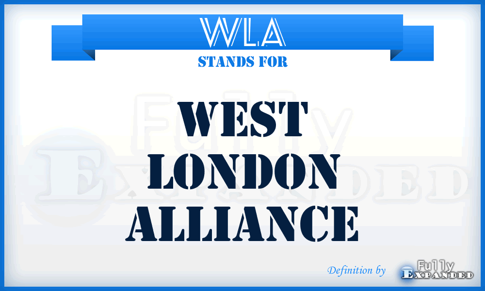 WLA - West London Alliance