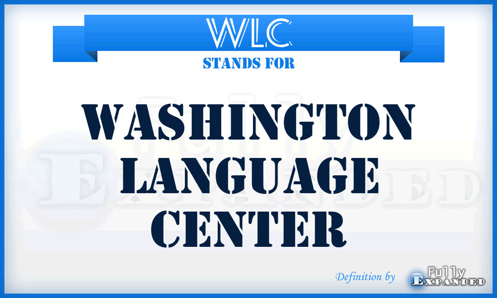WLC - Washington Language Center