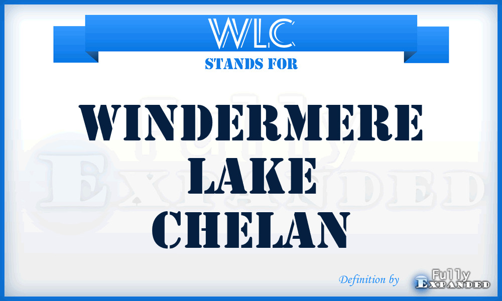 WLC - Windermere Lake Chelan