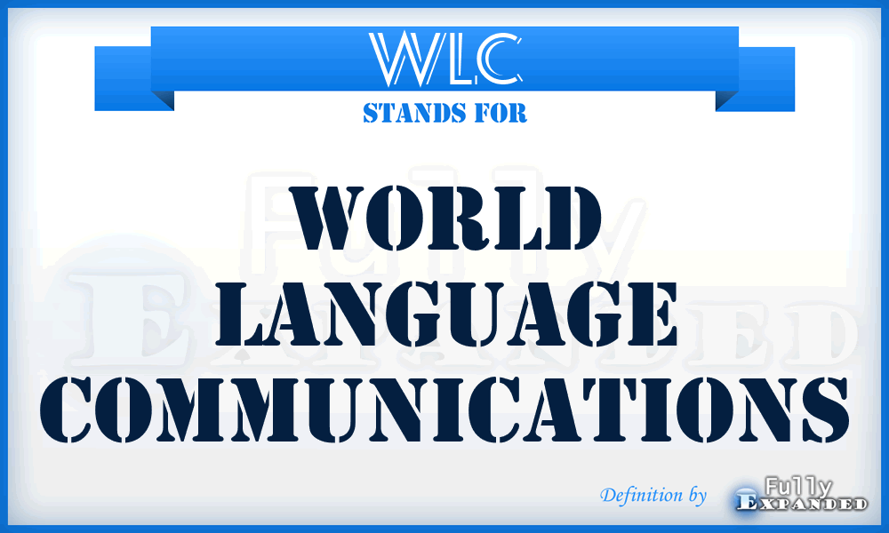 WLC - World Language Communications