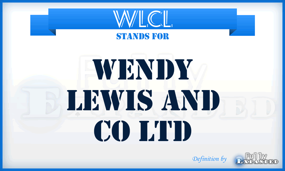 WLCL - Wendy Lewis and Co Ltd