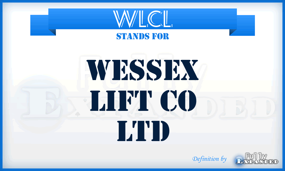 WLCL - Wessex Lift Co Ltd