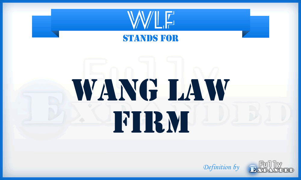 WLF - Wang Law Firm